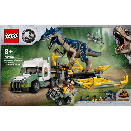 LEGO Jurassic World Dinosaur Missions: Allosaurus Transport Truck 76966