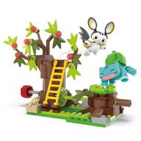 Mega Bloks Pokemon Adventure Builder Emolga & Bulbasaur's Charming Woods With Motion