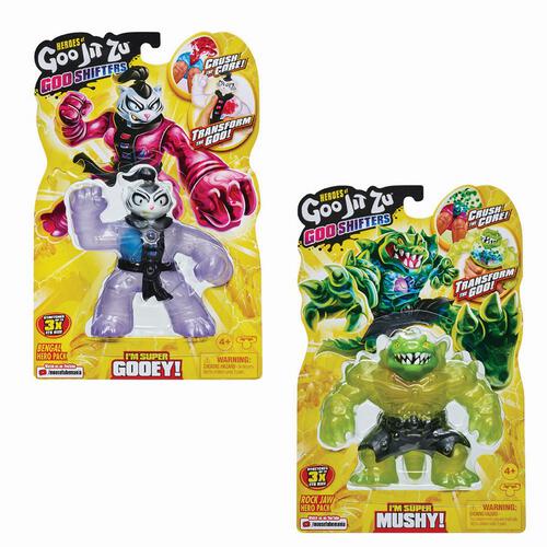 Original Heroes of Goo Jitzu Goo Shifters Action Figures Hero Pack Super  Squishy Goo Filled Toy GALAXY ATTACK Goojitzu Minis - AliExpress