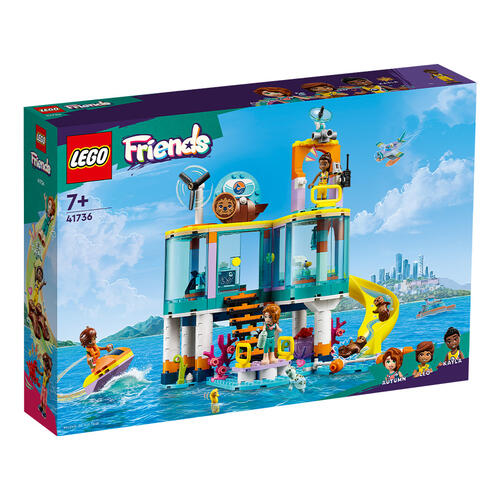 LEGO Friends Sea Rescue Center 41736 Building Toy for Ages 7+, with 3  Mini-Dolls, 2 Otters, a Seahorse, Turtle and Water Scooter, a Great  Birthday Gift for Pretend Ocean Rescue Play 