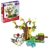 Mega Bloks Pokemon Adventure Builder Emolga & Bulbasaur's Charming Woods With Motion