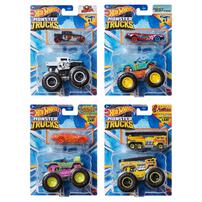 Hot Wheels Monster Trucks 1:64 Die-Cast Truck & Car - Assorted