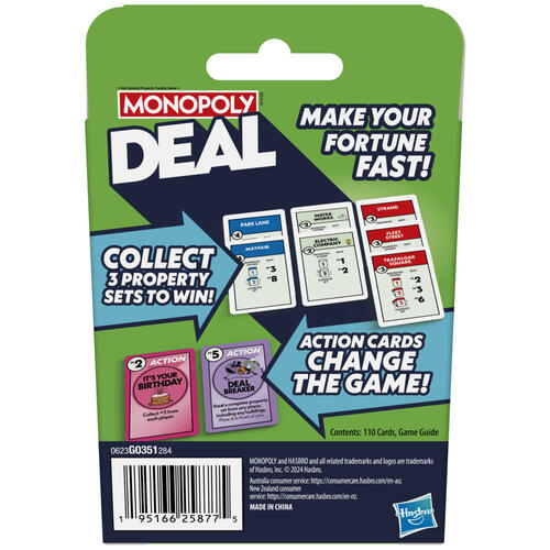 Monopoly Deal Card Game