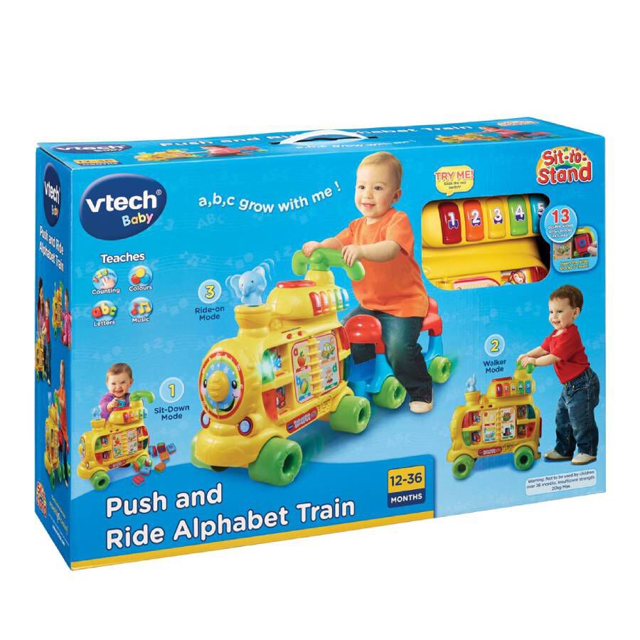vtech push and ride train