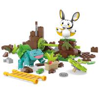 Mega Bloks Pokemon Adventure Builder Emolga & Bulbasaur's Charming Woods With Motion