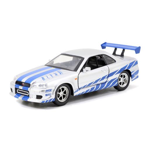 JADA 1:32 FF 2002 Nissan Skyline GTR R34 -Candy Silver