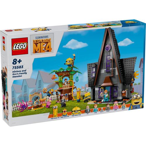 LEGO Despicable Me 4 Minions and Gru's Family Mansion