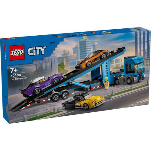 LEGO City Car Transporter Truck with Sports Cars 60408