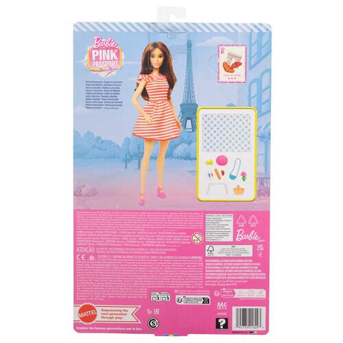 Barbie Pink Parisian Playset With Doll